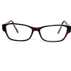 Prodesign Denmark 1749 Tortoise Shell Rectangle Eyeglasses Frame Brown 52-16-135
